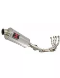 GSXR 1000 K9 L0 L1 09 10 11 4-1 Décatalyseur Ligne complète / Silencieux Ovale En Inox 300mm