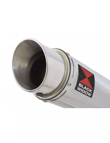 GSXR 1000 K9 L0 L1 09 10 11 4-1 Décatalyseur Ligne complète / Silencieux Rond En Inox 200mm