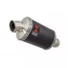 GSXR 1000 K9 L0 L1 4-1 Decata Conversion Kit / Silencieux Ovale Noir En Inox 230mm