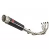 GSXR 1000 L2-L6 2012-2016 Decata Ligne complète + Silencieux GP Rond Noir en Inox 360mm