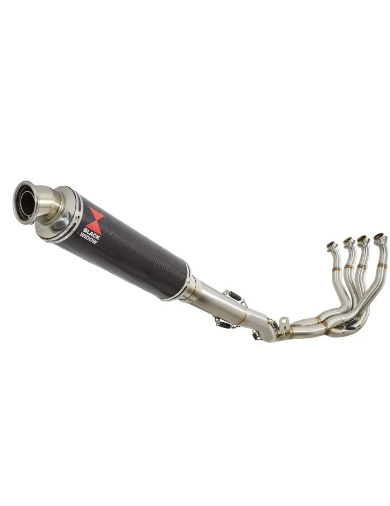 GSXR 1000 L2-L6 2012-2016 Decata Ligne complète + Silencieux Rond En Carbone 350mm