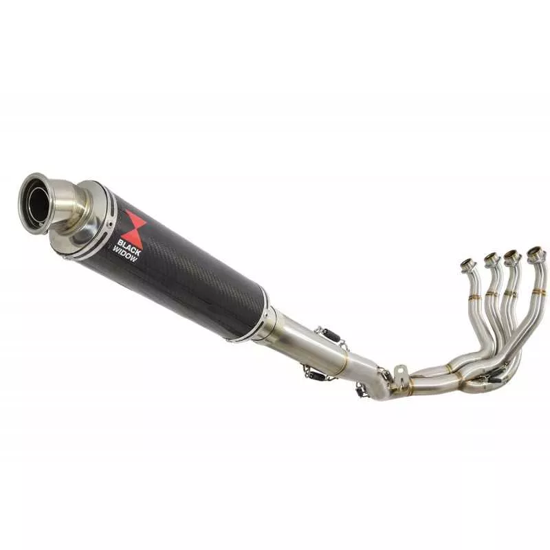 GSXR 1000 L2-L6 2012-2016 Decata Ligne complète + Silencieux Rond En Carbone 350mm