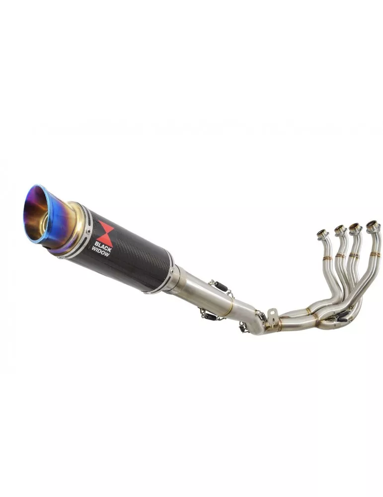 GSXR 1000 L2-L6 2012-2016 Decata Ligne complète + Silencieux GP Rond En Carbone + canule en Inox Anodisé 230mm