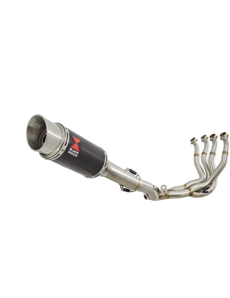 GSXR 1000 L2-L6 2012-2016 Decata Ligne complète + Silencieux Rond En Carbone 200mm