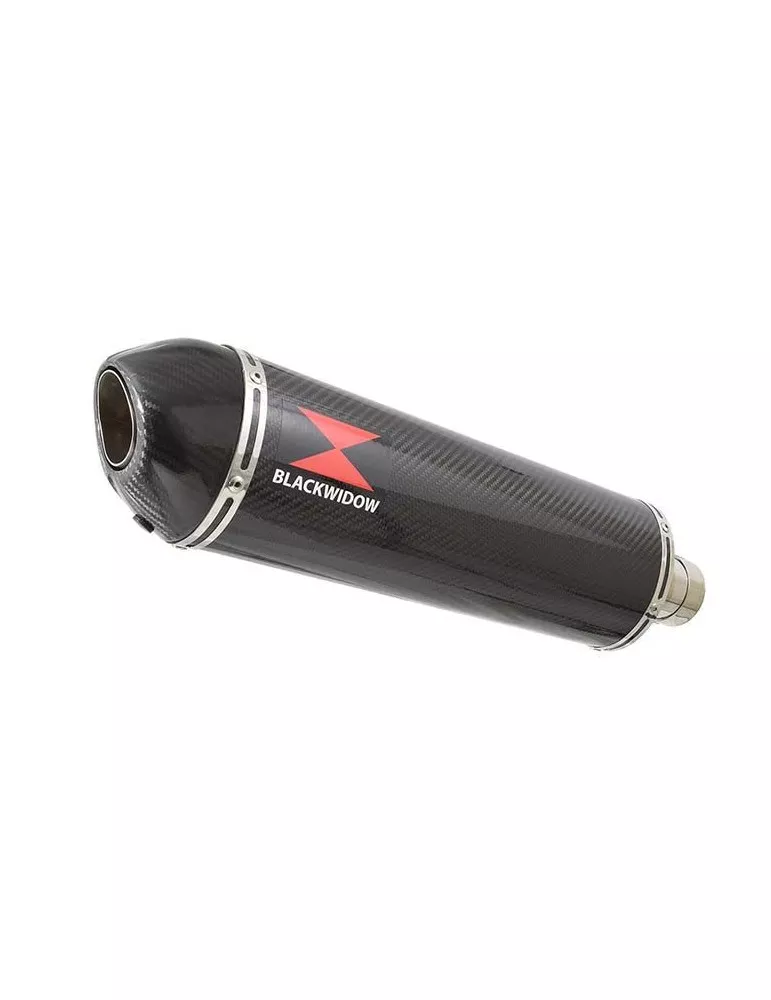 GSXR 600 K6 K7 2006 2007 Decata Silencieux & Silencieux Rond En Carbone 400mm