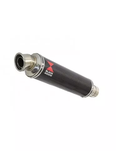 GSXR 600 K6 K7 2006 2007 Decata Silencieux & Silencieux Rond En Carbone 350mm