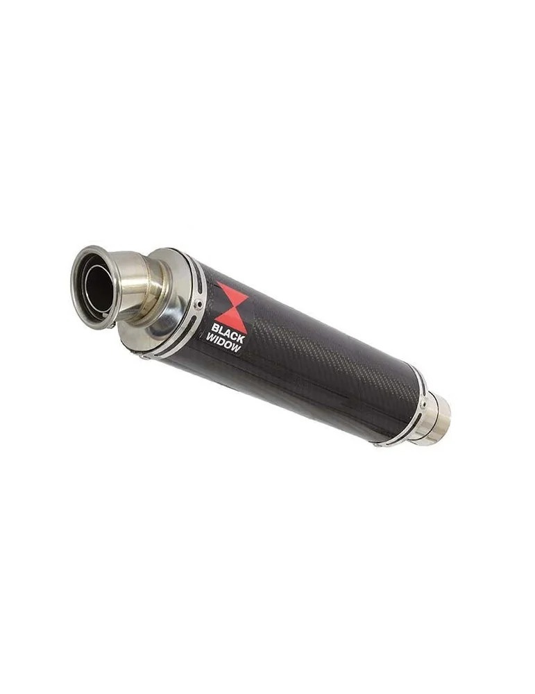 GSXR 600 K6 K7 2006 2007 Decata Silencieux & Silencieux Rond En Carbone 350mm