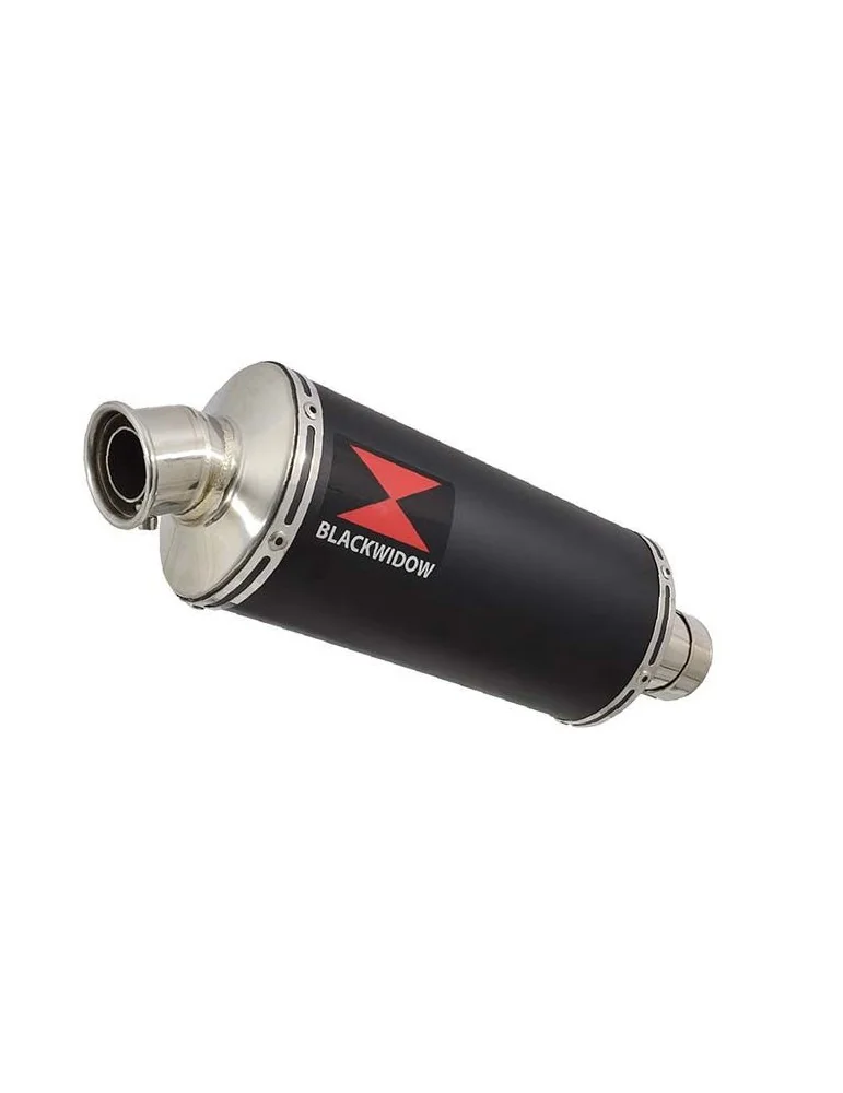 GSXR 600 K6 K7 2006 2007 Decata Silencieux & Silencieux Ovale Noir En Inox 300mm