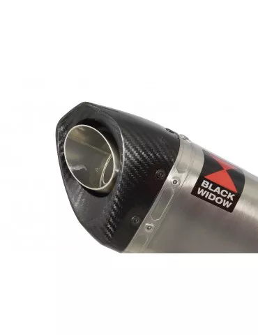 GSXR 600 K6 K7 2006 2007 Decata  Silencieux & Silencieux Tri Ovale en Inox + Canule en Carbone 250mm