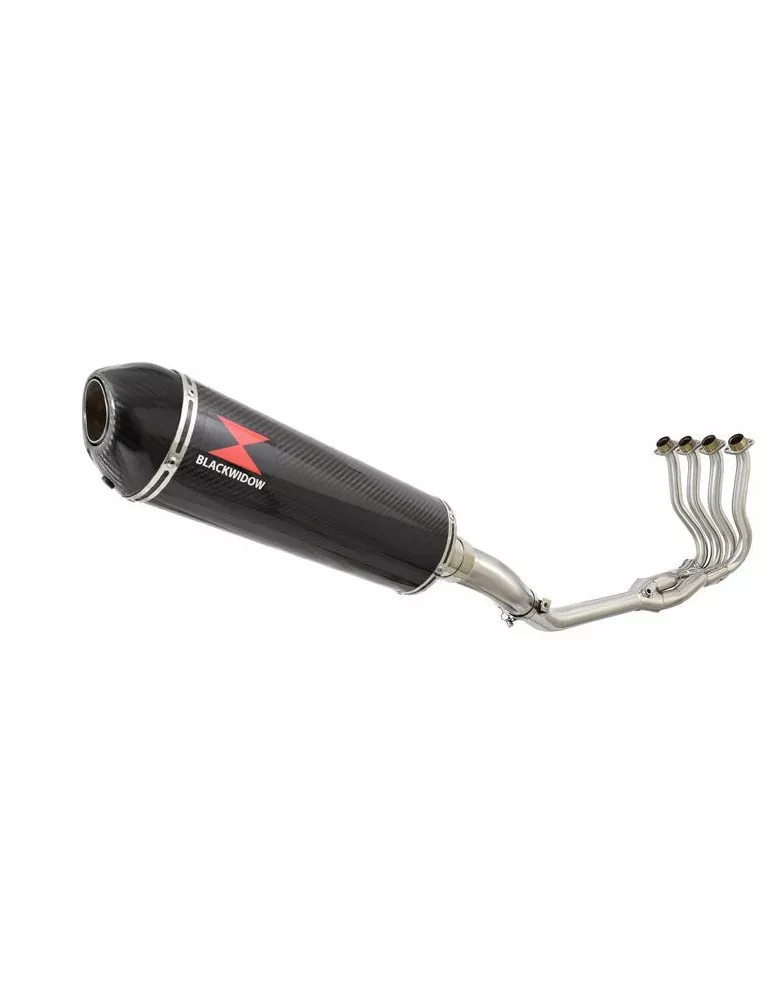 GSXR 600 GSXR600 L1 L2 L3 L4 L5 L6 2011-2016 Ligne complète & Silencieux Ovale En Carbone 400mm