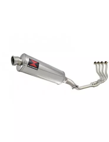 GSXR 600 GSXR600 L1 L2 L3 L4 L5 L6 2011-2016 Ligne complète & Silencieux Ovale en Inox 400mm