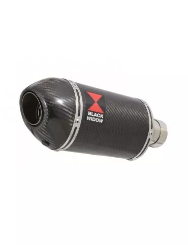 GSXR 600 GSXR600 L1 L2 L3 L4 L5 L6 2011-2016 Tube de raccord et Silencieux Ovale En Carbone 200mm