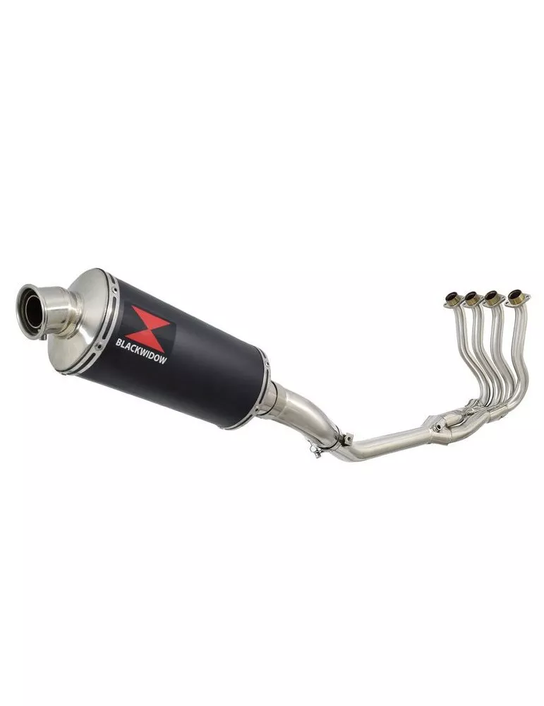 GSXR 600 GSXR600 L1 L2 L3 L4 L5 L6 2011-2016 Ligne complète & Silencieux Ovale Noir en Inox 300mm