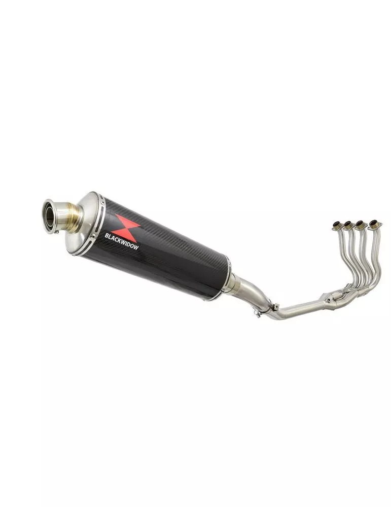 GSXR 600 GSXR600 L1 L2 L3 L4 L5 L6 2011-2016 Ligne complète & Silencieux Ovale En Carbone 400mm