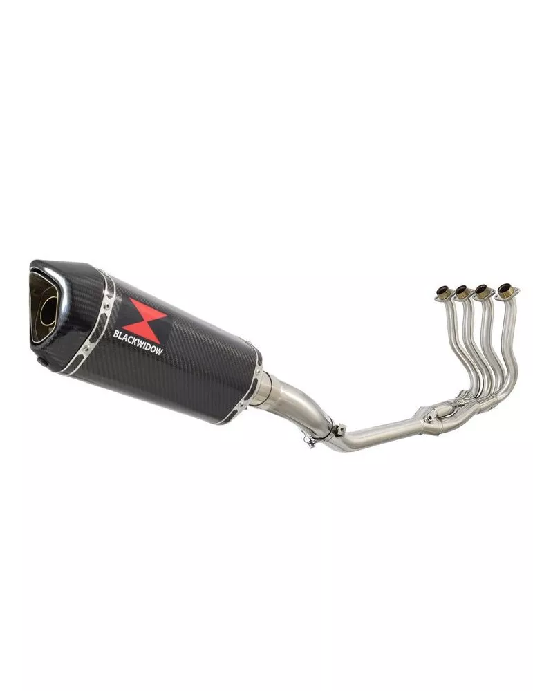 GSXR 600 GSXR600 L1 L2 L3 L4 L5 L6 2011-2016 Ligne complète & Silencieux Hexagonale En Carbone 300mm