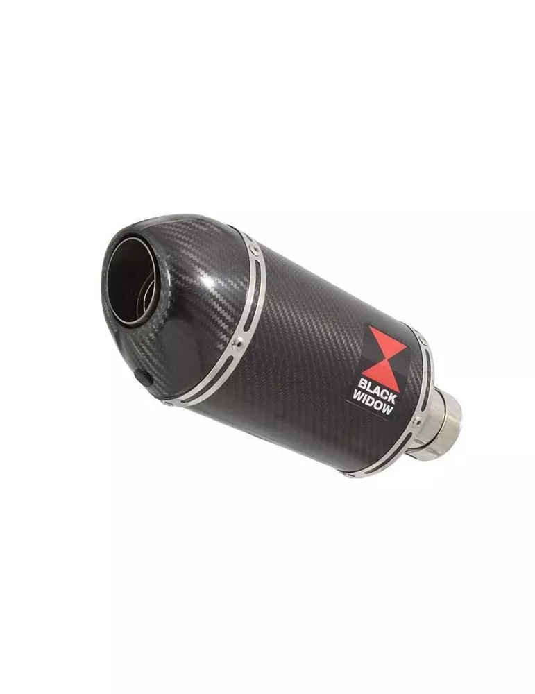 GSXR 600 K6 K7 2006 2007 Decata Silencieux & Silencieux Rond En Carbone 200mm