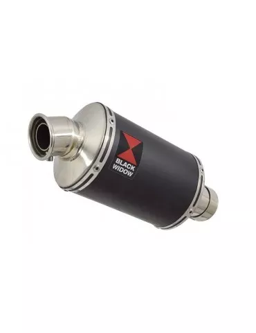 GSXR 600 K6 K7 2006 2007 Decata Silencieux & Silencieux Ovale Noir En Inox 230mm