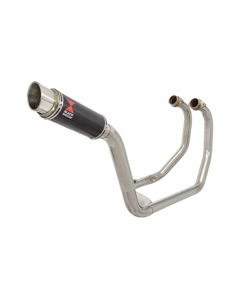 KAWASAKI KLE 500 KLE500 Ligne complète & Silencieux GP Rond En Carbone + Canule en Titane 230mm