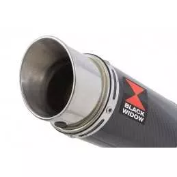 KAWASAKI KLE 500 KLE500 Ligne complète & Silencieux GP Rond En Carbone 230mm