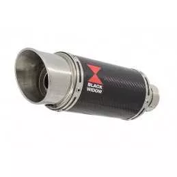 KAWASAKI KLE 500 KLE500 Ligne complète & Silencieux Rond En Carbone 200mm