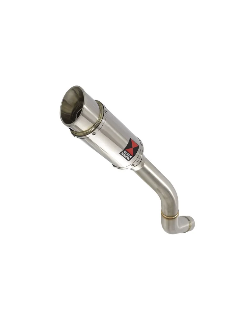 Z800 ZR800A Z800E 13 14 15 16 Tube de raccord (Link Pipe) / Silencieux Rond en Inox 200mm