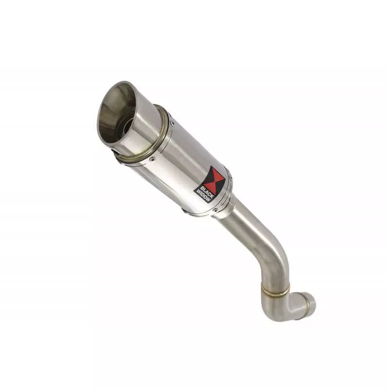 Z800 ZR800A Z800E 13 14 15 16 Tube de raccord (Link Pipe) / Silencieux Rond en Inox 200mm 