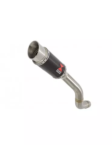 Z800 ZR800A Z800E 13 14 15 16 Tube de raccord (Link Pipe)/ Silencieux Rond en Carbone 200mm 