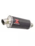 GSXR 600 K8 K9 L0 08 09 10 tube de raccord et Ovale En Carbone Silencieux 300mm