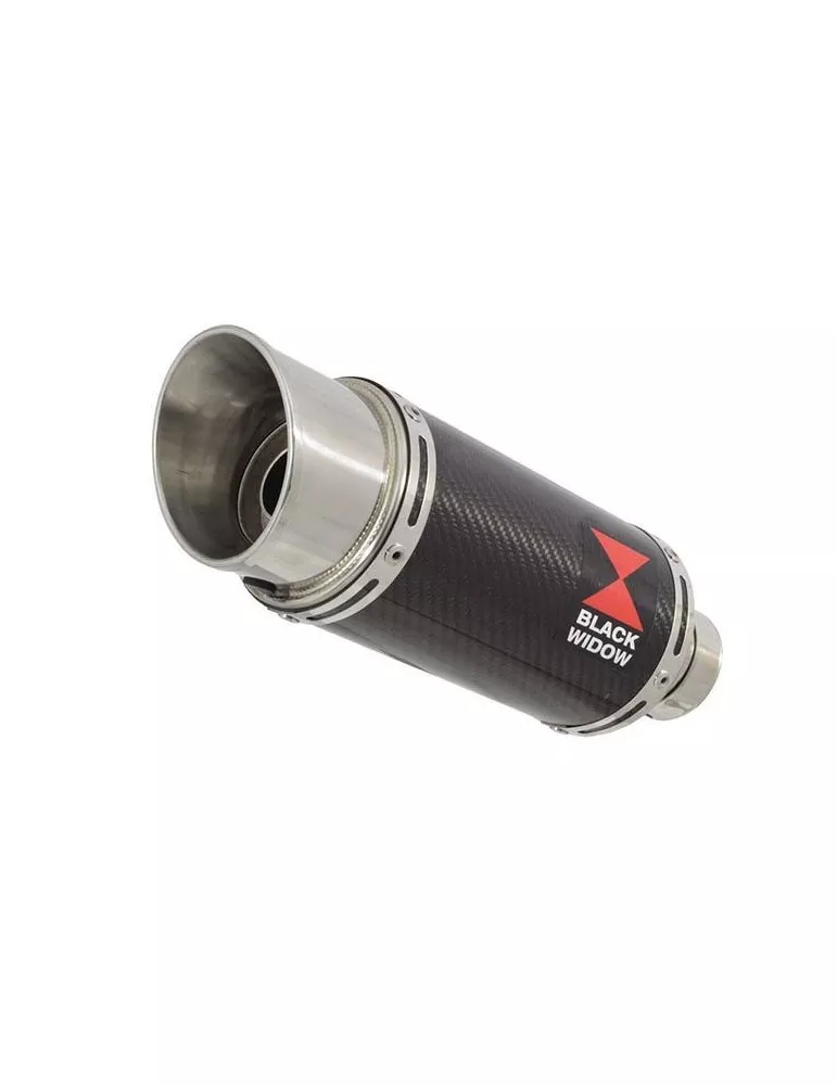 GSXR 600 K6 K7 2006 2007 Decata Silencieux & Silencieux Rond En Carbone 200mm