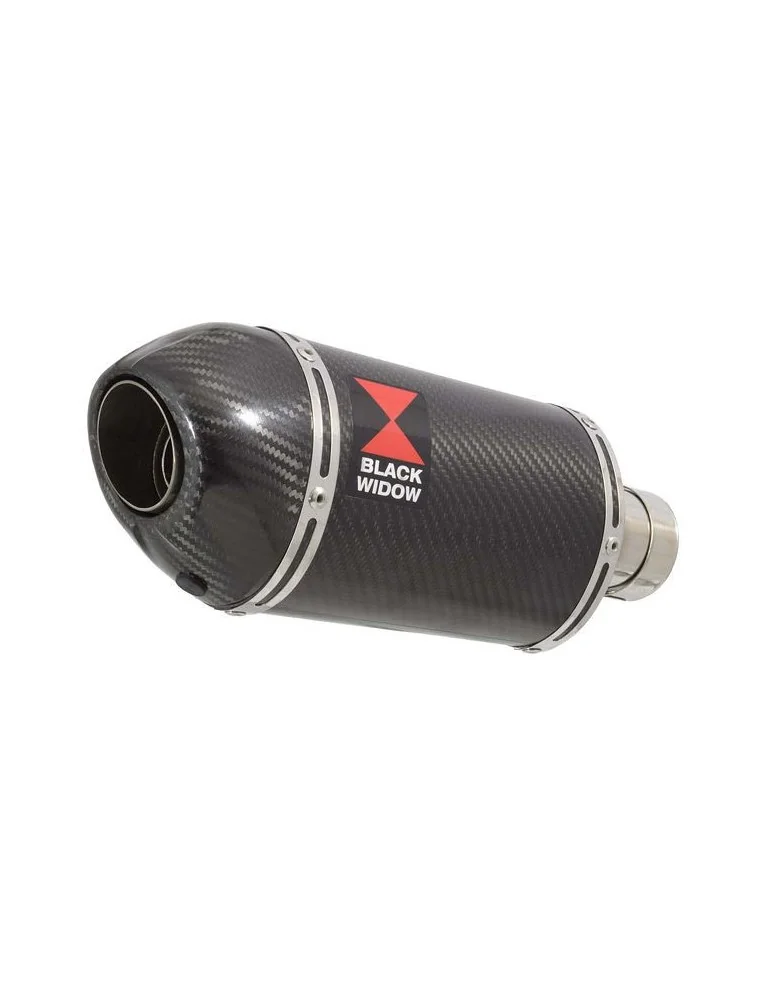 GSXR 600 K8 K9 L0 08 09 10 tube de raccord et Ovale En Carbone Silencieux & Carbon Tip 200mm