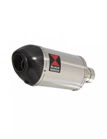 GSXR 600 K8 K9 L0 08 09 10 tube de raccord et Ovale Silencieux En Inox + En Carbone Tip 200mm