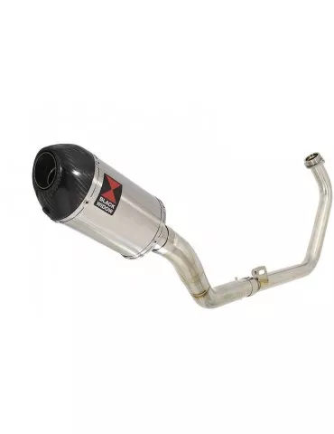 CBR300R NC51 2014-2017 Decata Ligne complète + Silencieux Ovale En Inox + En Carbone 200mm