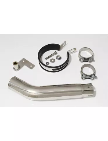 CBR 600 FA CBR600FA 2011-2013 Silencieux & tube de raccord & Ovale Black Stainless Silencieux + En Carbone Tip 200mm