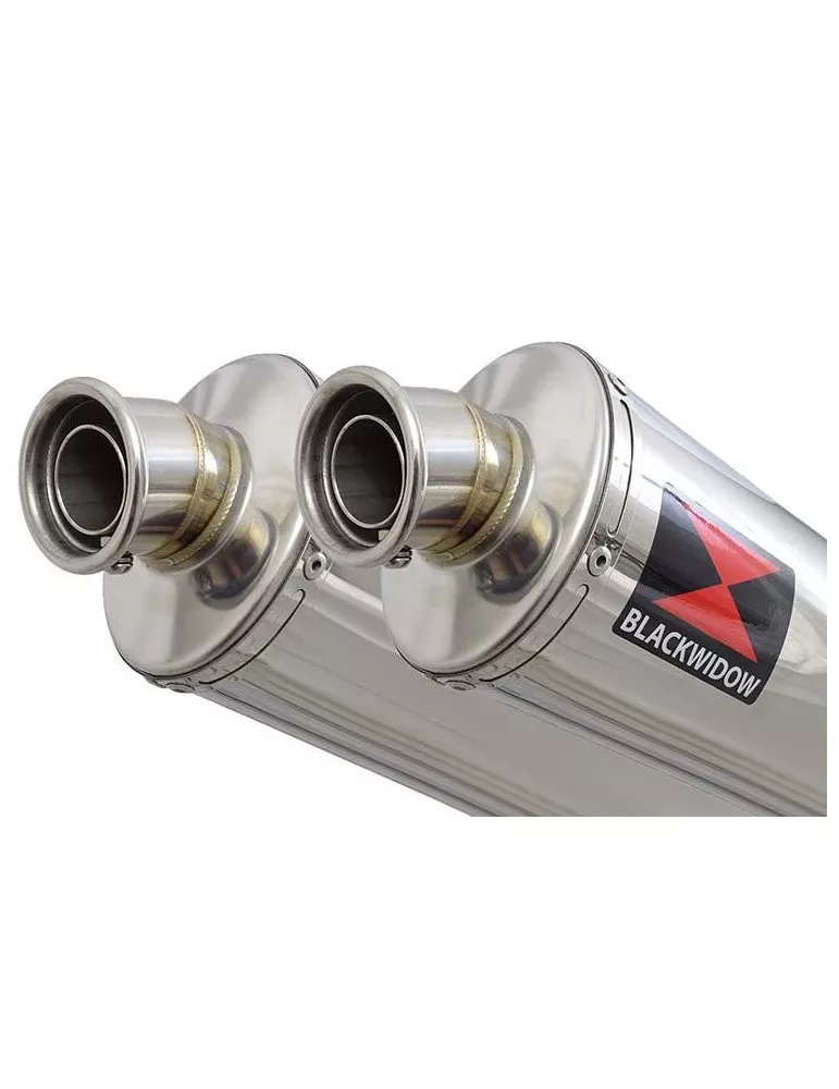 KAWASAKI ZZR1200 ZZR 1200 4-2 Ligne complète & Silencieux Ovale En Inox 400mm
