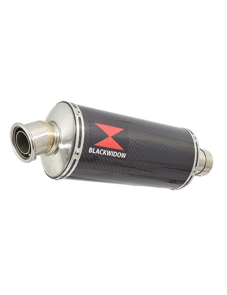 GSXR 750 K8 K9 L0 08 09 10 tube de raccord et Ovale En Carbone Silencieux 300mm