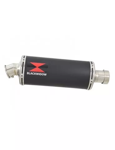 GSXR 750 K8 K9 L0 08 09 10 tube de raccord et Ovale Noir Silencieux En Inox 300mm