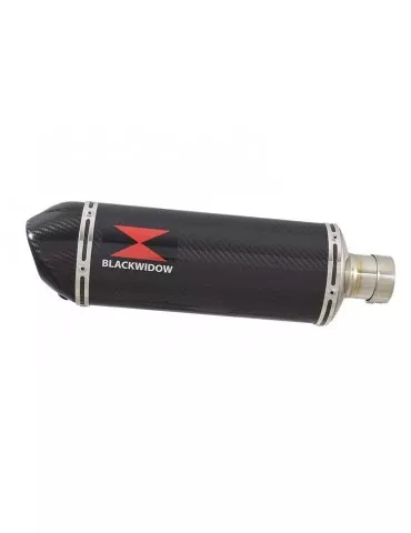 GSXR 750 K8 K9 L0 08 09 10 tube de raccord et Ovale En Carbone Silencieux + Carbon Tip 300mm
