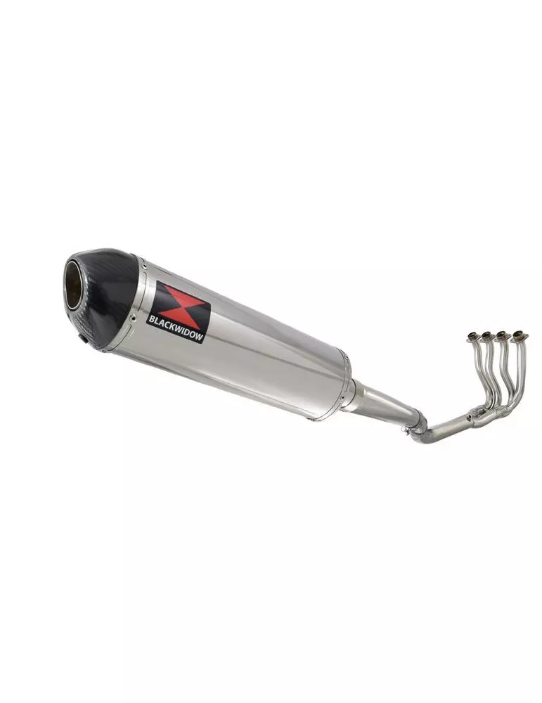 GSXR 750 K8 K9 L0 08 09 10 Ligne complète & Silencieux Ovale en Inox + Canule en Carbone 400mm