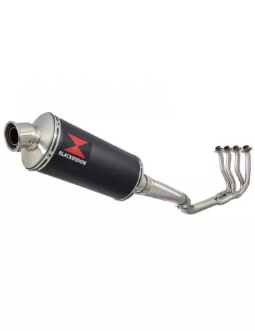 GSXR 750 K8 K9 L0 08 09 10 Ligne complète & Silencieux Ovale Noir en Inox 300mm