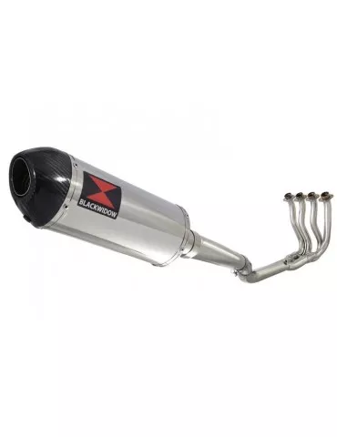 GSXR 750 K8 K9 L0 08 09 10 Ligne complète & Silencieux Ovale en Inox + Canule en Carbone 300mm