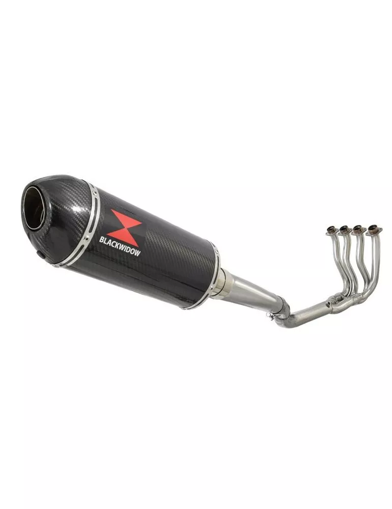 GSXR 750 K8 K9 L0 08 09 10 Ligne complète & Silencieux Ovale En Carbone 300mm