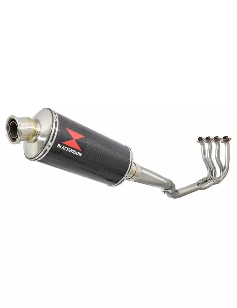 GSXR 750 K8 K9 L0 08 09 10 Ligne complète & Silencieux Ovale En Carbone 300mm