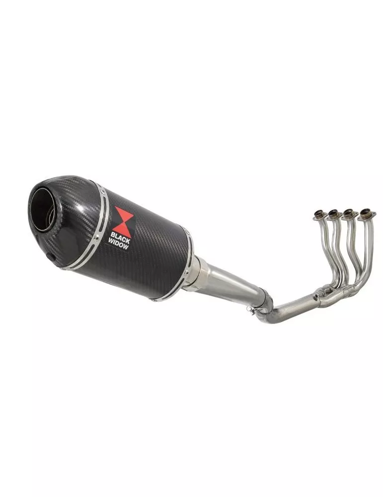 GSXR 750 K8 K9 L0 08 09 10 Ligne complète & Silencieux Ovale En Carbone 200mm