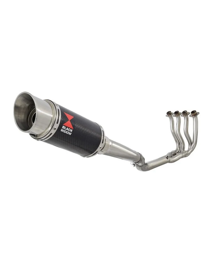 GSXR 750 K8 K9 L0 08 09 10 Ligne complète & Silencieux Rond En Carbone 200mm