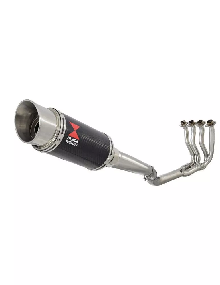 GSXR 750 K8 K9 L0 08 09 10 Ligne complète & Silencieux Rond En Carbone 200mm