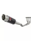 GSXR 750 K8 K9 L0 08 09 10 Ligne complète & Silencieux Rond En Carbone 200mm