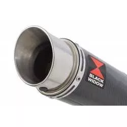 GSXR 750 K8 K9 L0 08 09 10 Ligne complète & Silencieux Rond En Carbone 200mm