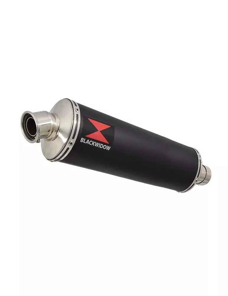 GSXR 750 K6 K7 2006 2007 Decata & Silencieux Ovale Noir En Inox 400mm
