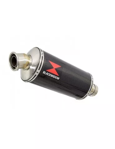 GSXR 750 K6 K7 2006 2007 Decata Silencieux / Silencieux Ovale En Carbone 300mm