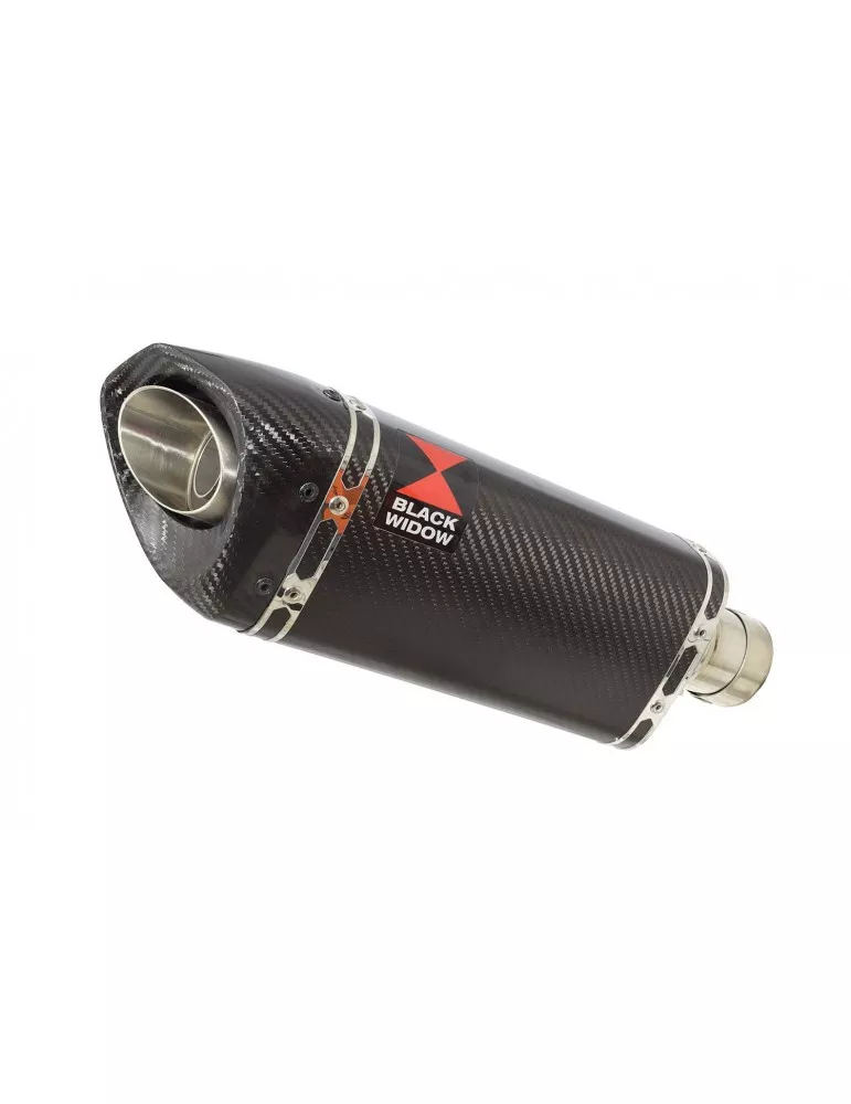 GSXR 750 K6 K7 2006 2007 Decata Silencieux / Silencieux Tri Ovale En Carbone 250mm